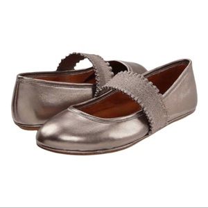 Gentle Souls Kenneth Cole Gabby Metallic Ballet Flats